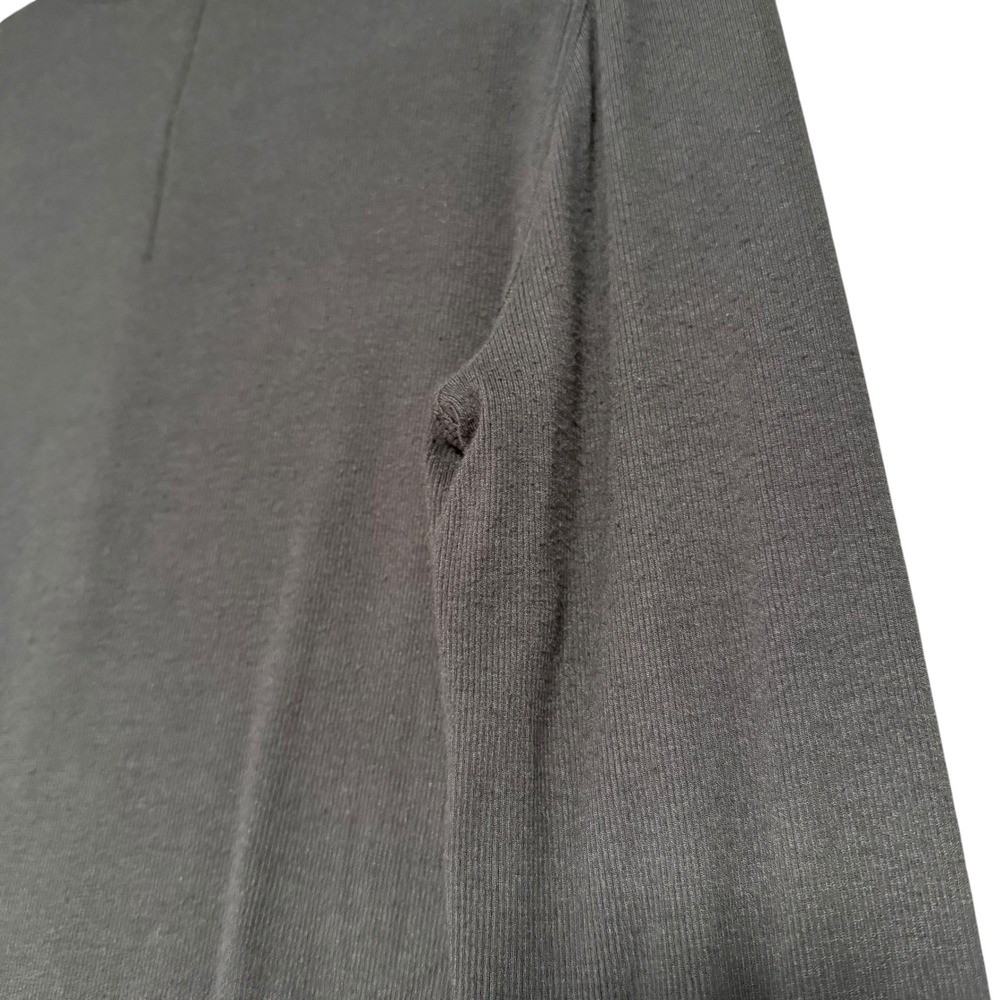 Lululemon | Hold Tight Long Sleeve Henley Black Ribbed Shirt - Picture 11 of 14